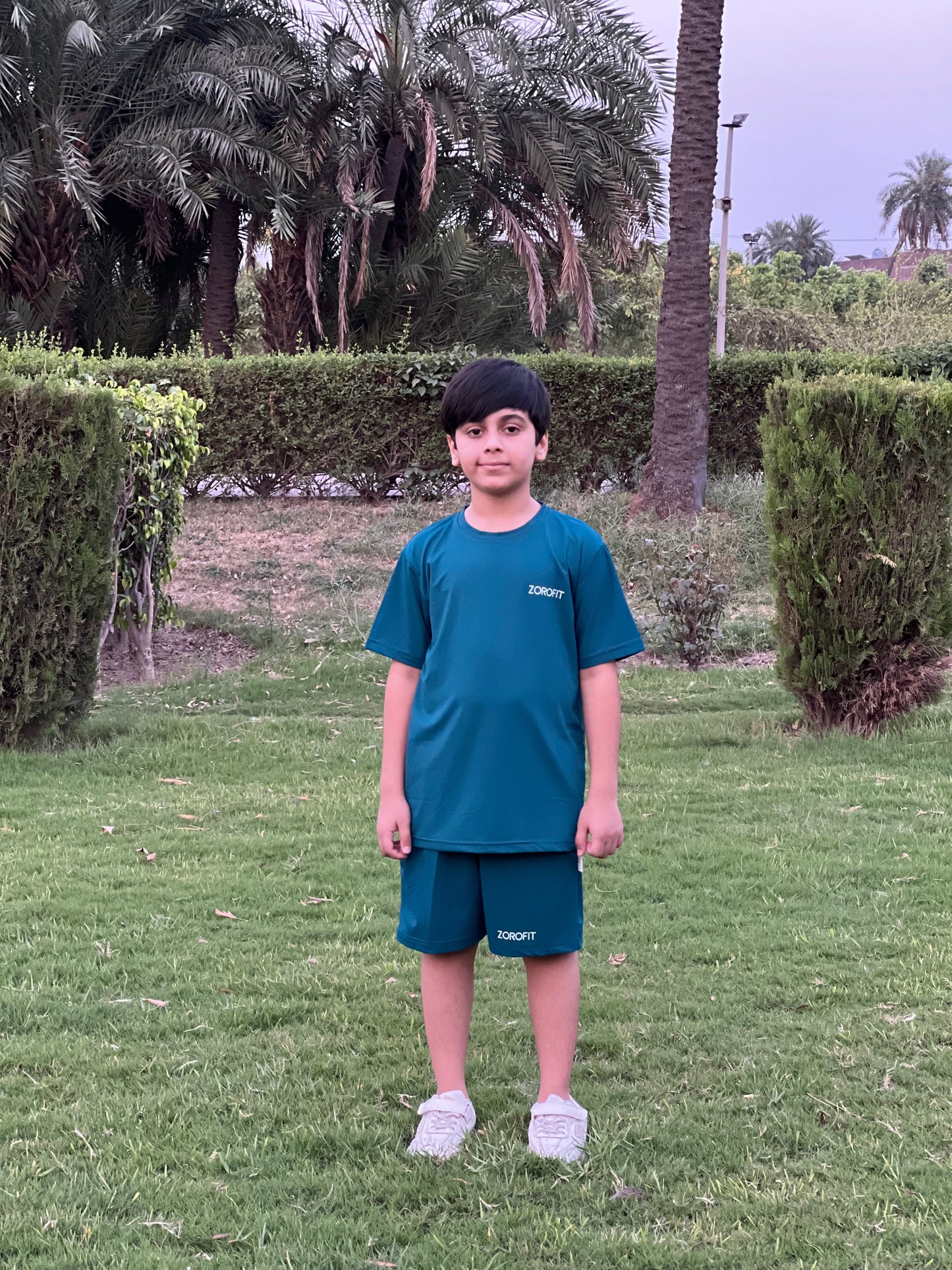 Zinc Mesh Dryfit kids Tracksuit with shorts