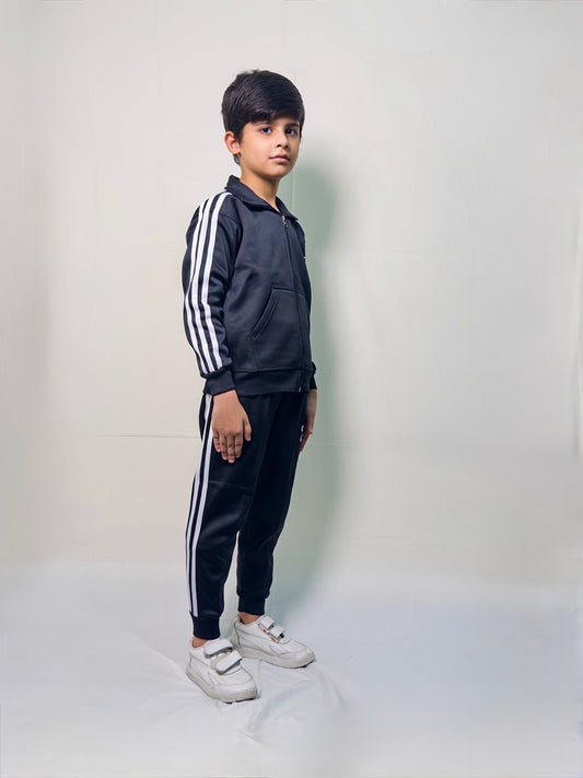 Western Black winter Kids Tracksuit