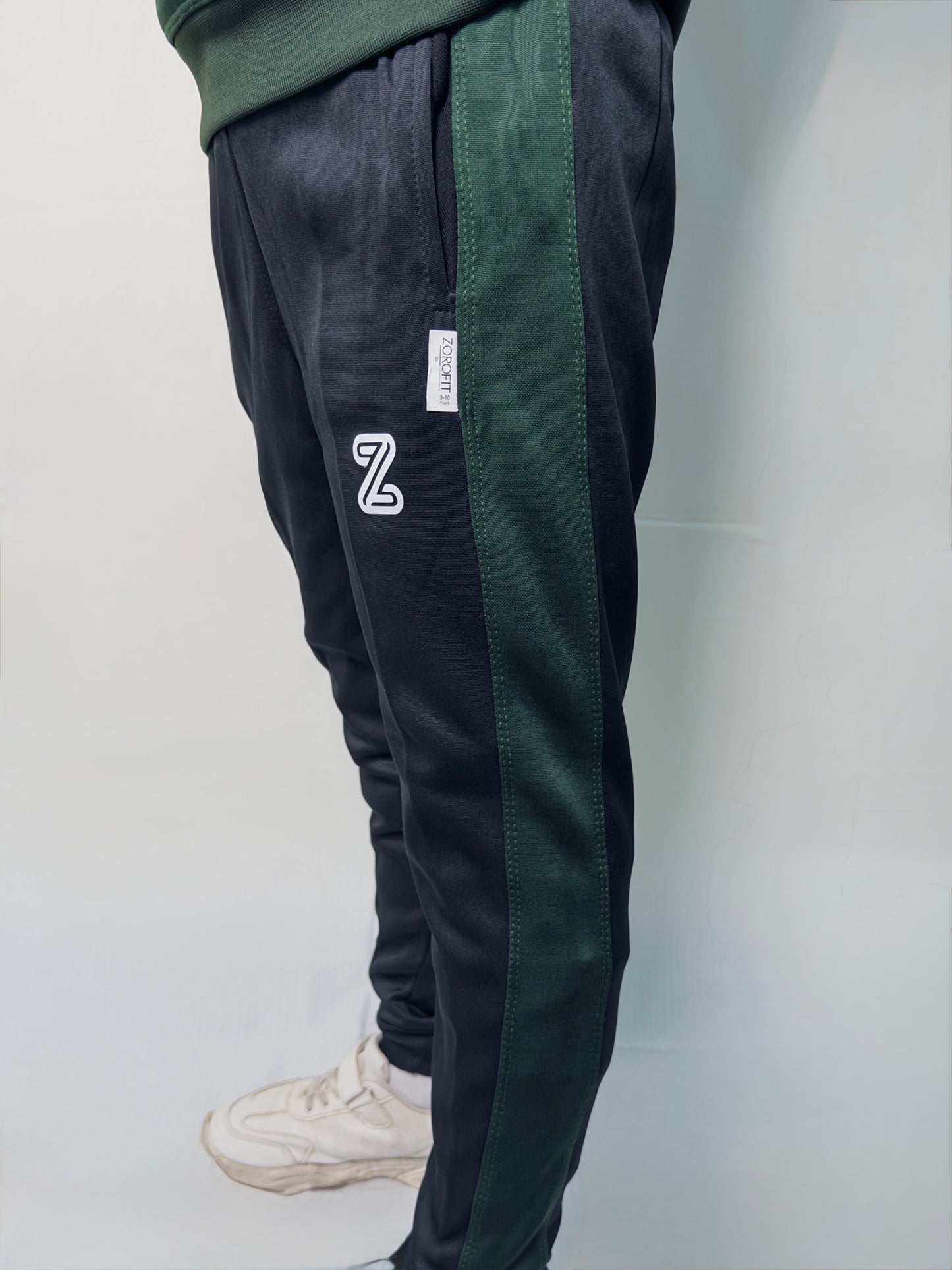 Signature Green Winter Kids Tracksuit