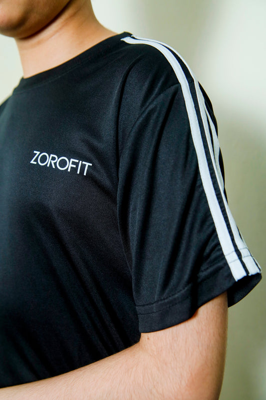 Black Triliner Kids Tracksuit with trousers