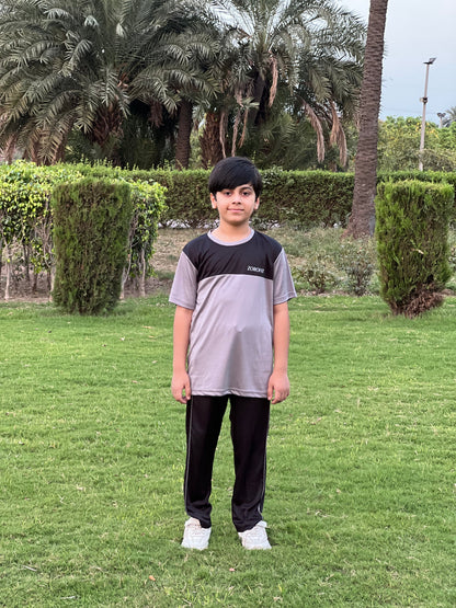 Graphite Black kids tracksuit