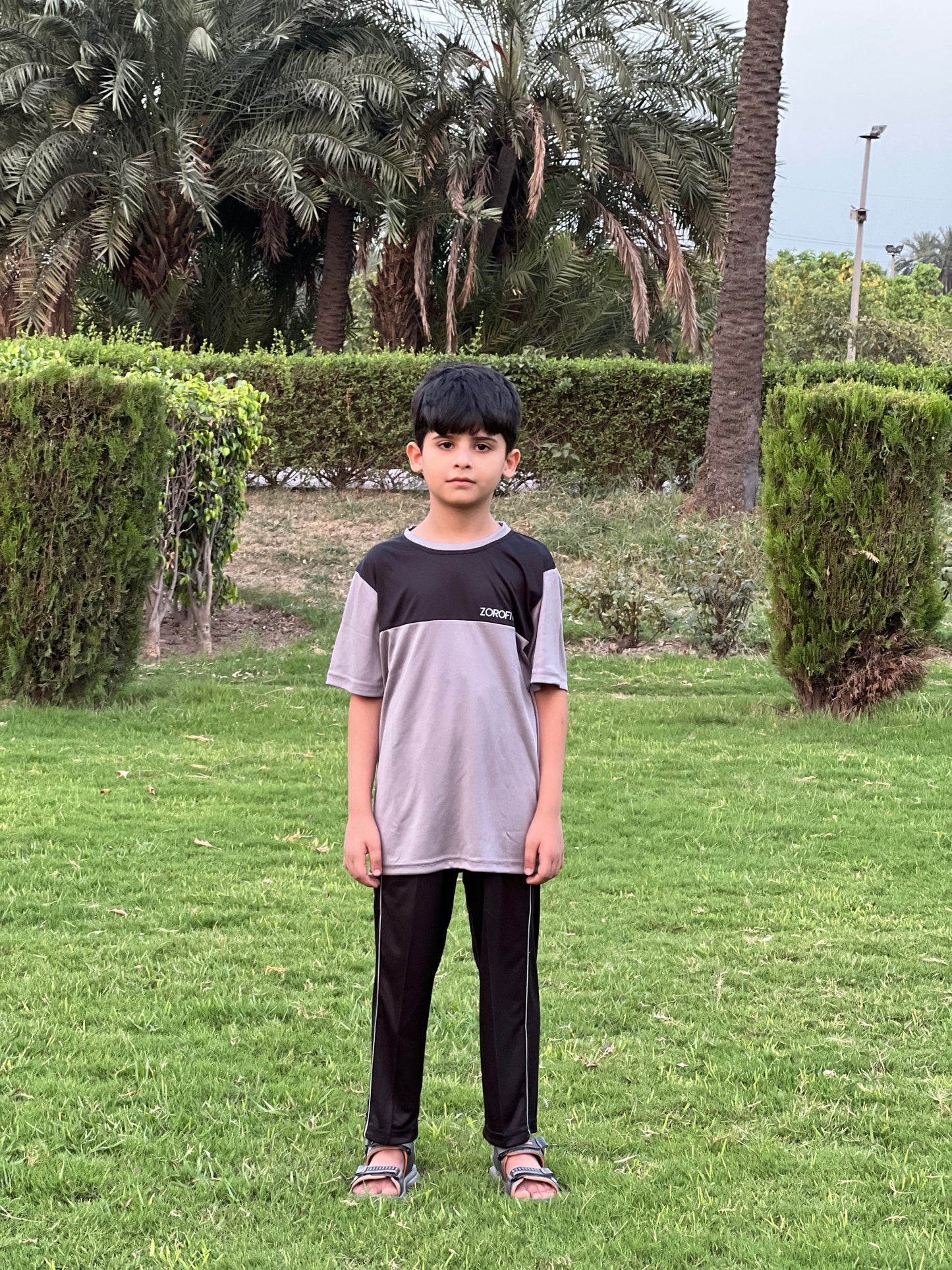 Graphite Black kids tracksuit