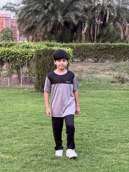 Graphite Black kids tracksuit