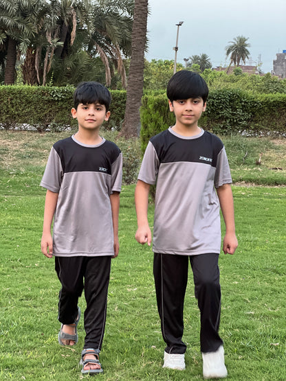 Graphite Black kids tracksuit