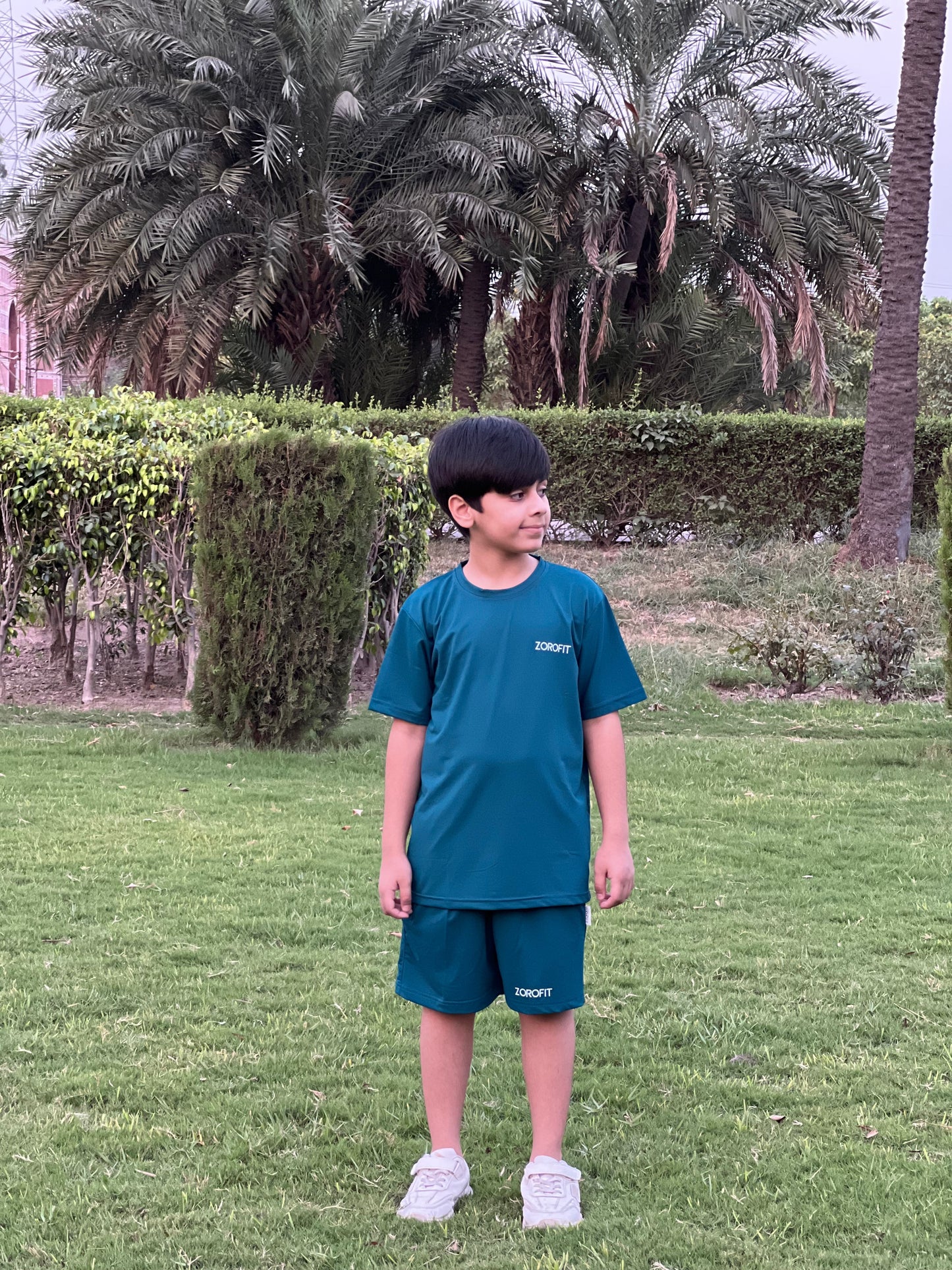 Zinc Mesh Dryfit kids Tracksuit with shorts