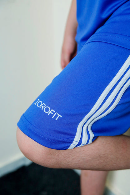 Blue Triliner Kids Tracksuit with Shorts