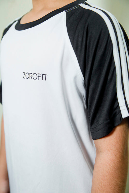 White Triliner Kids Tracksuit